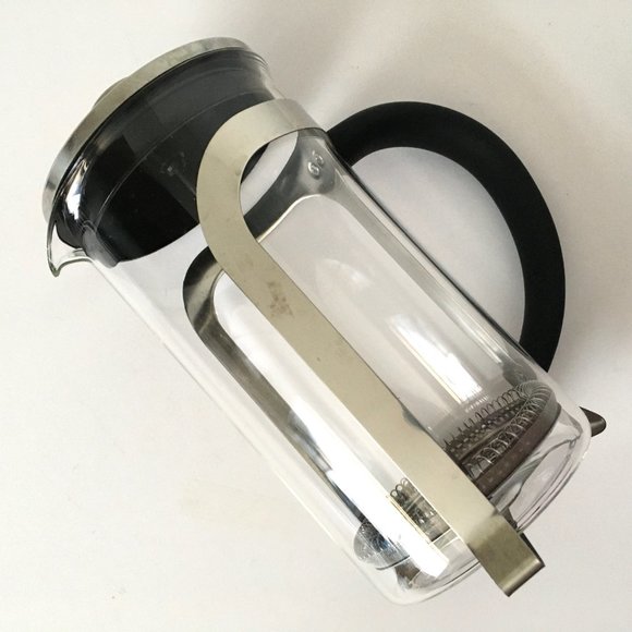 French Press Coffee Espresso Tea Maker 32 oz Glass Stainless Steel - Picture 2 of 10